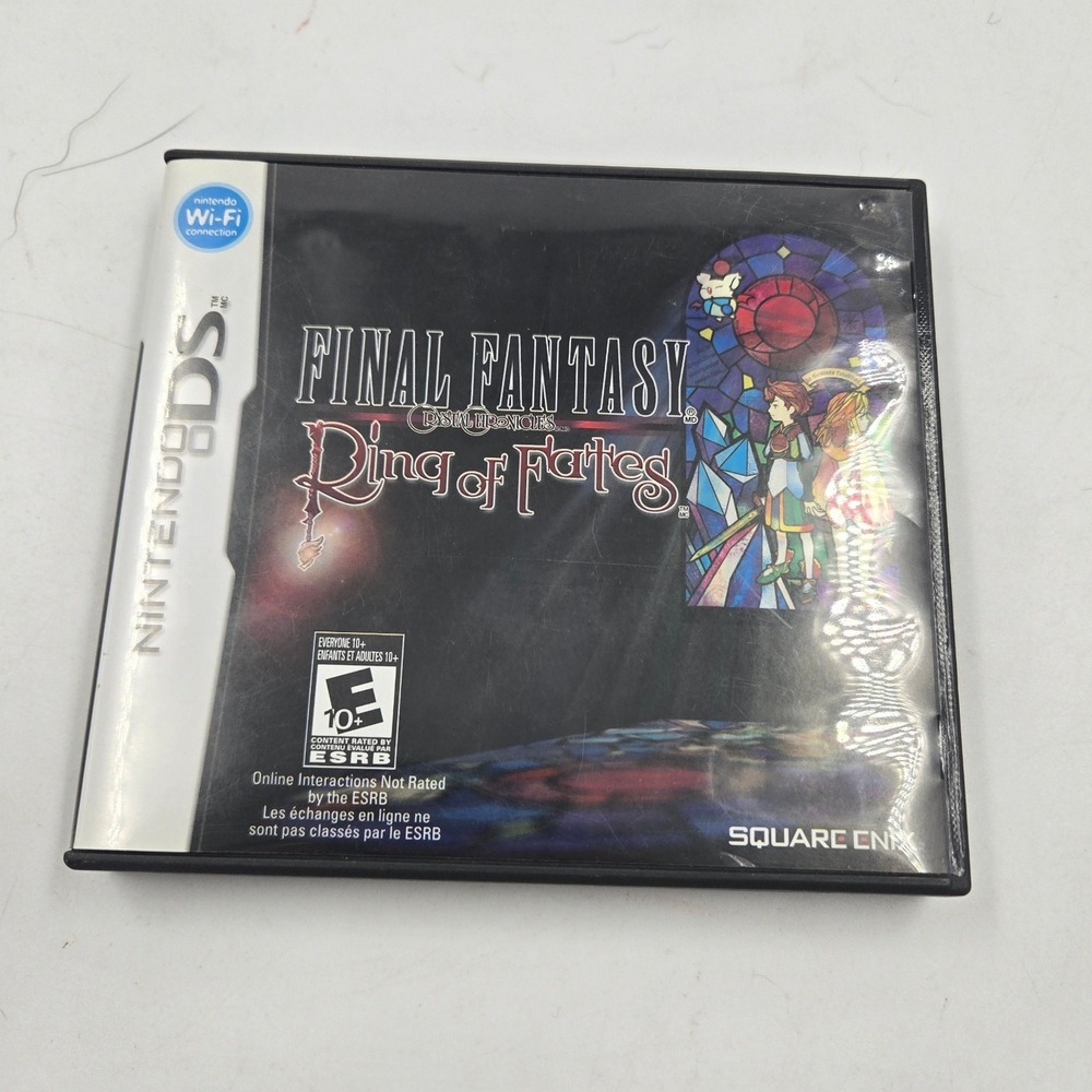 Final Fantasy Ring of Fates Nintendo DS Authentic & Tested CIB